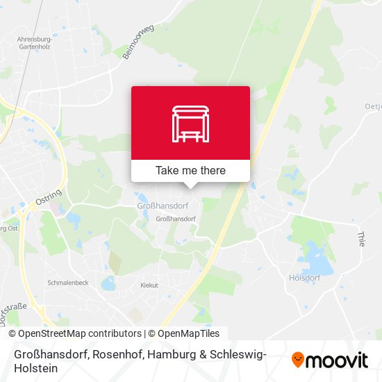 Großhansdorf, Rosenhof map
