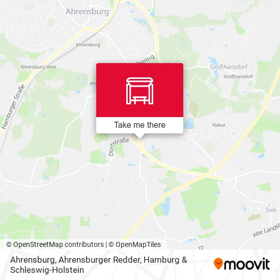 Карта Ahrensburg, Ahrensburger Redder