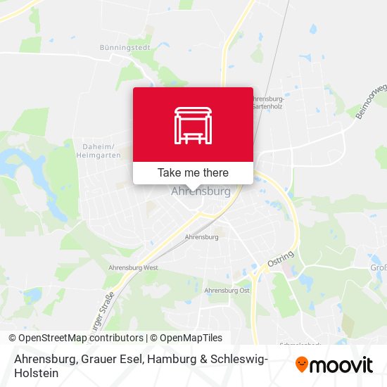 Ahrensburg, Grauer Esel map