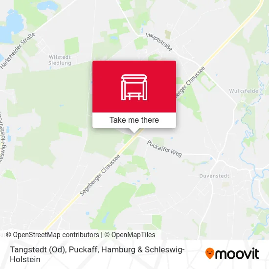 Карта Tangstedt (Od), Puckaff