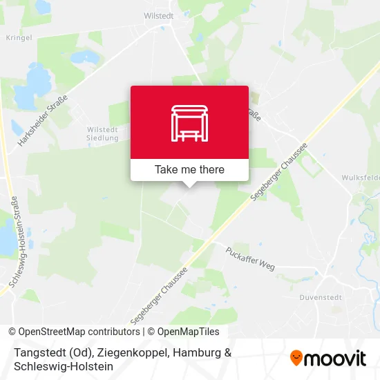 Карта Tangstedt (Od), Ziegenkoppel