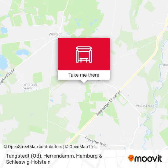Карта Tangstedt (Od), Herrendamm