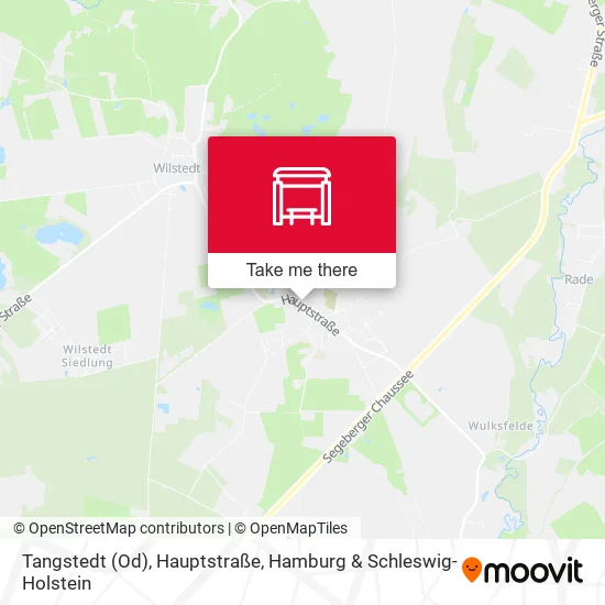 Карта Tangstedt (Od), Hauptstraße