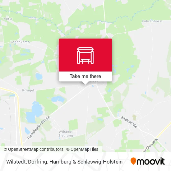 Карта Wilstedt, Dorfring
