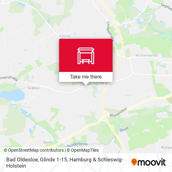 Bad Oldesloe, Glinde 1-15 map