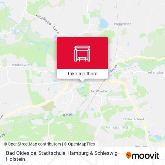 Bad Oldesloe, Stadtschule map