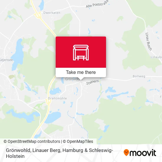 Карта Grönwohld, Linauer Berg