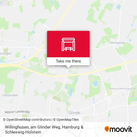 Карта Willinghusen, am Glinder Weg
