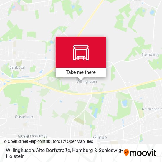 Willinghusen, Alte Dorfstraße map