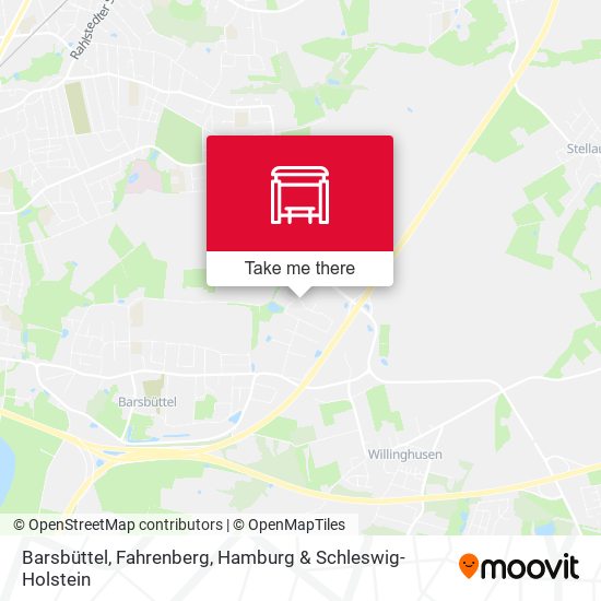 Barsbüttel, Fahrenberg map
