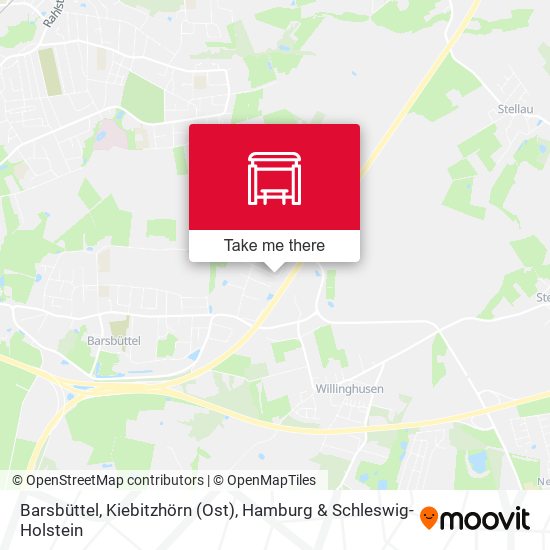 Barsbüttel, Kiebitzhörn (Ost) map