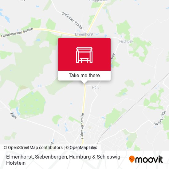 Elmenhorst, Siebenbergen map