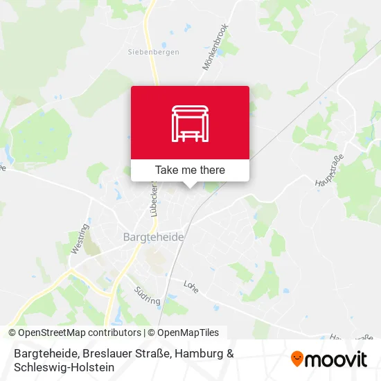 Карта Bargteheide, Breslauer Straße
