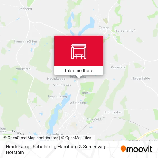 Карта Heidekamp, Schulsteig