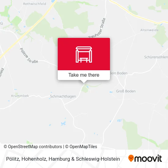 Карта Pölitz, Hohenholz