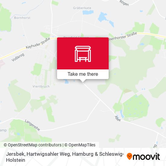 Jersbek, Hartwigsahler Weg map