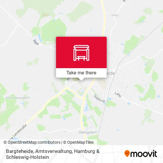Карта Bargteheide, Amtsverwaltung