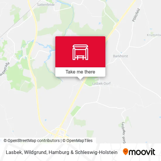 Карта Lasbek, Wildgrund