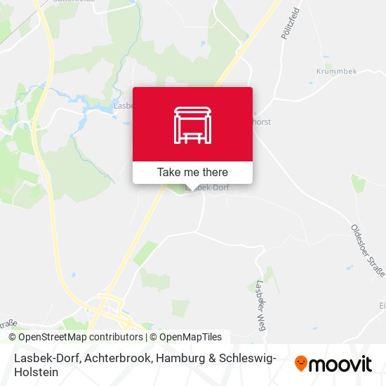 Lasbek-Dorf, Achterbrook map
