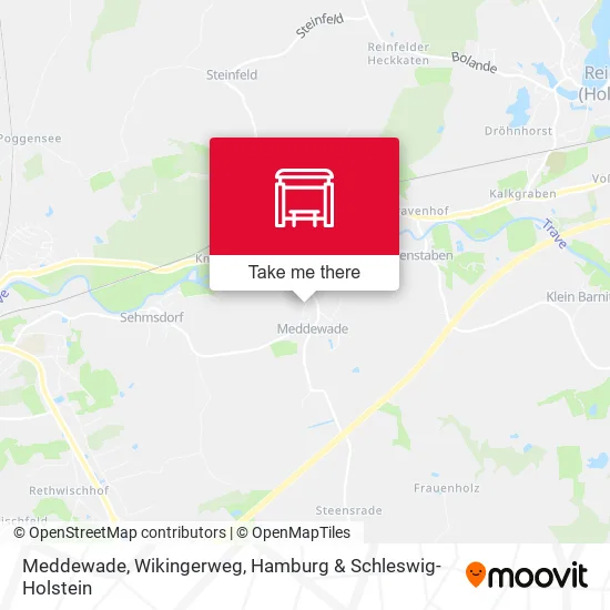 Карта Meddewade, Wikingerweg