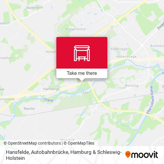 Hansfelde, Autobahnbrücke map
