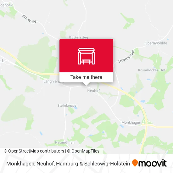 Карта Mönkhagen, Neuhof