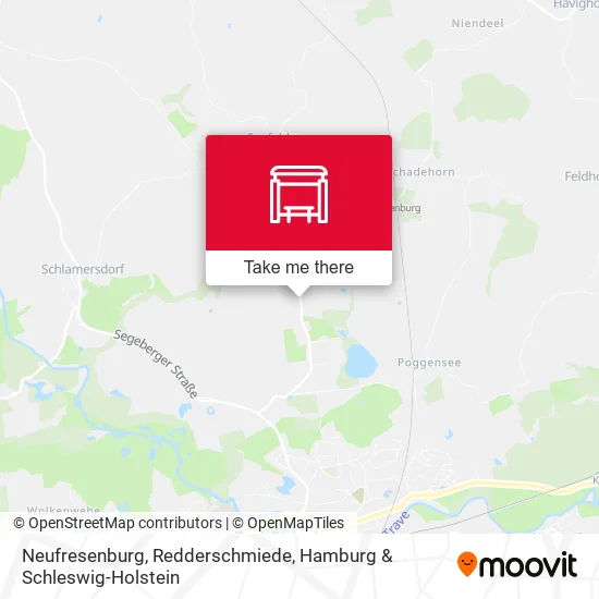 Карта Neufresenburg, Redderschmiede