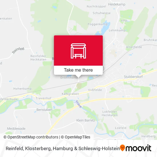 Карта Reinfeld, Klosterberg