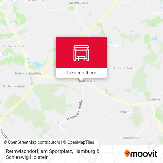 Rethwischdorf, am Sportplatz map