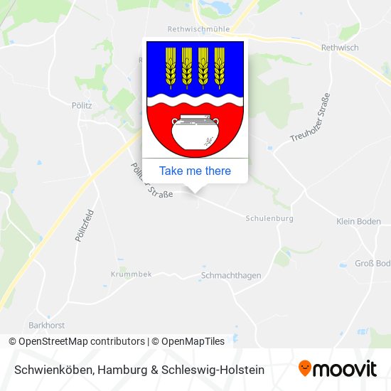 Schwienköben map