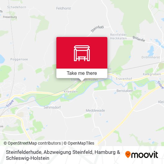 Steinfelderhude, Abzweigung Steinfeld map