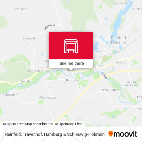 Карта Reinfeld, Travenhof