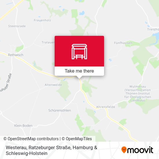 Westerau, Ratzeburger Straße map