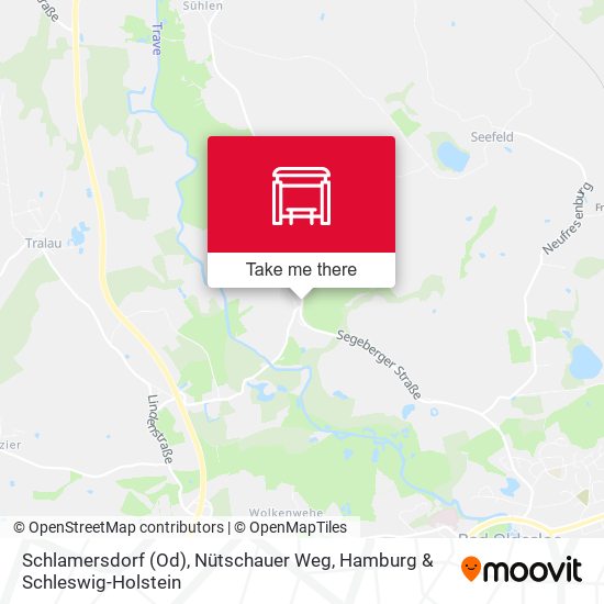 Schlamersdorf (Od), Nütschauer Weg map
