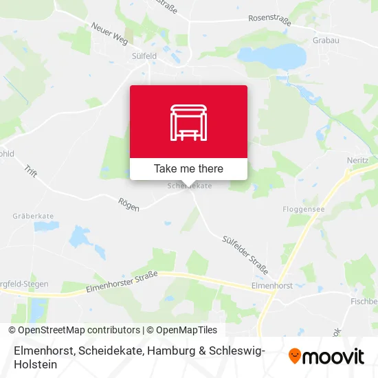 Карта Elmenhorst, Scheidekate