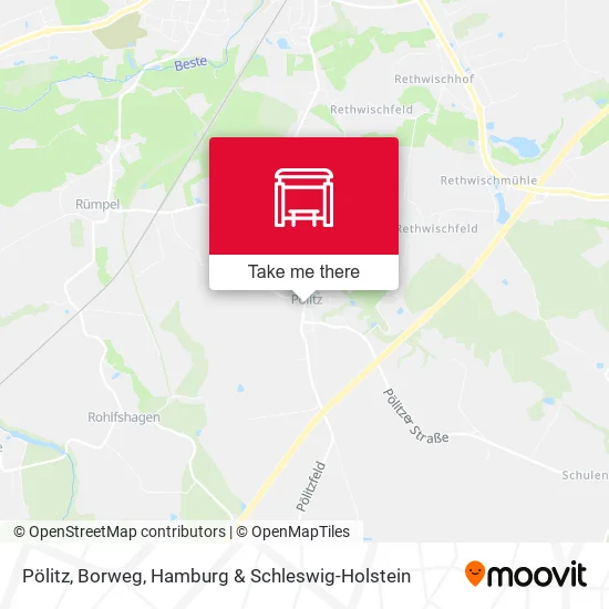 Карта Pölitz, Borweg