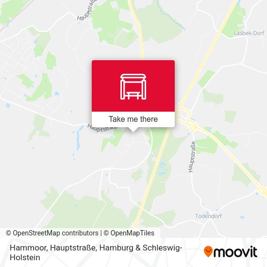 Hammoor, Hauptstraße map