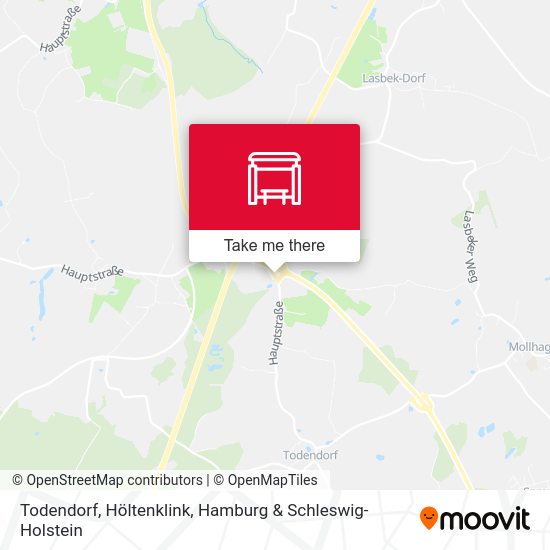 Todendorf, Höltenklink map