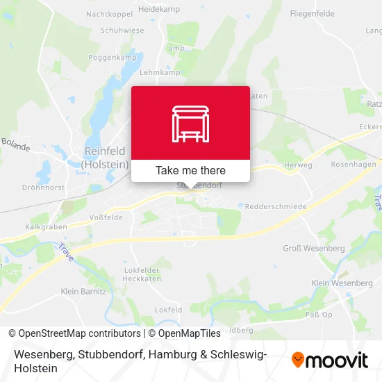 Карта Wesenberg, Stubbendorf