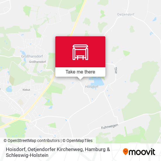 Hoisdorf, Oetjendorfer Kirchenweg map