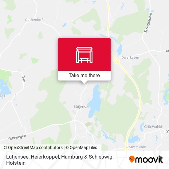 Lütjensee, Heierkoppel map