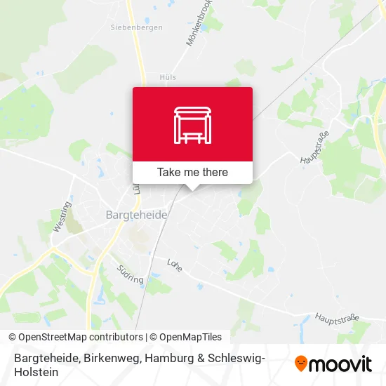 Карта Bargteheide, Birkenweg