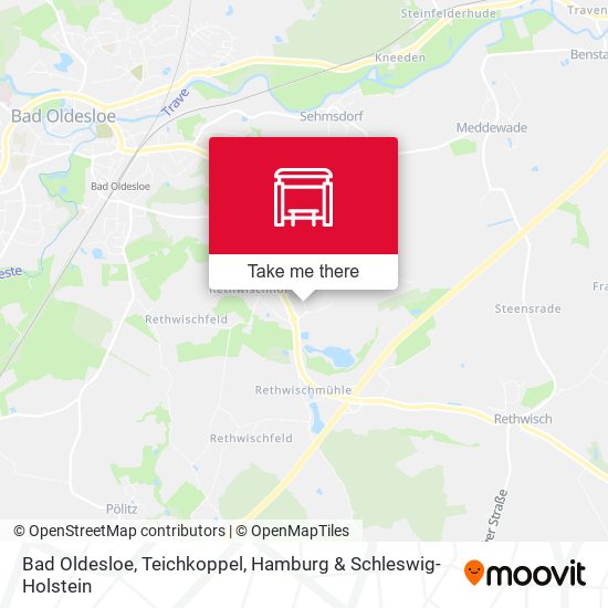 Bad Oldesloe, Teichkoppel map