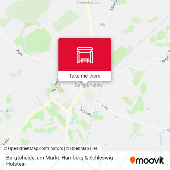 Карта Bargteheide, am Markt