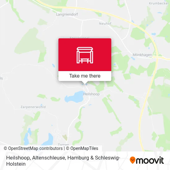 Карта Heilshoop, Altenschleuse