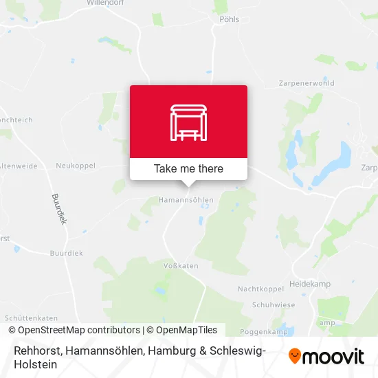 Карта Rehhorst, Hamannsöhlen