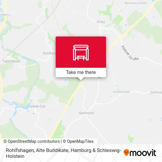 Rohlfshagen, Alte Buddikate map