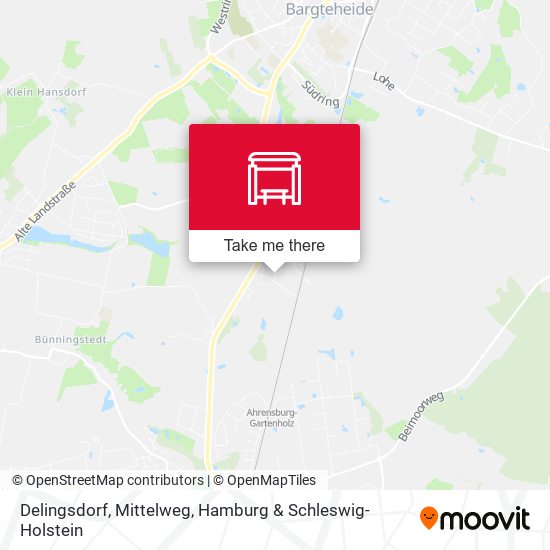 Delingsdorf, Mittelweg map