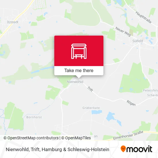 Карта Nienwohld, Trift