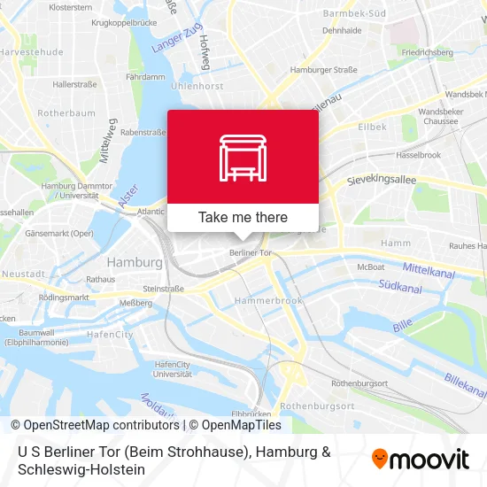 Карта U S Berliner Tor (Beim Strohhause)